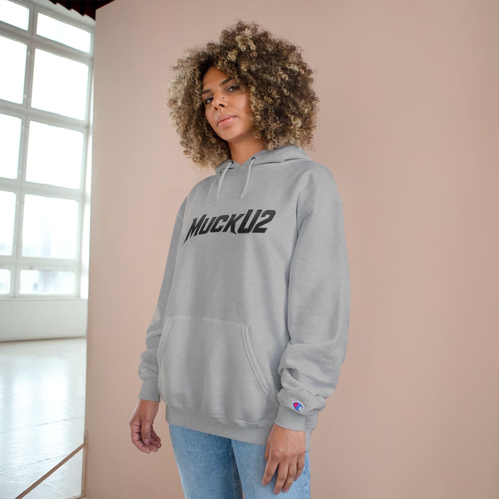 MuckU2 Hoodie – Black Logo Poker Pullover