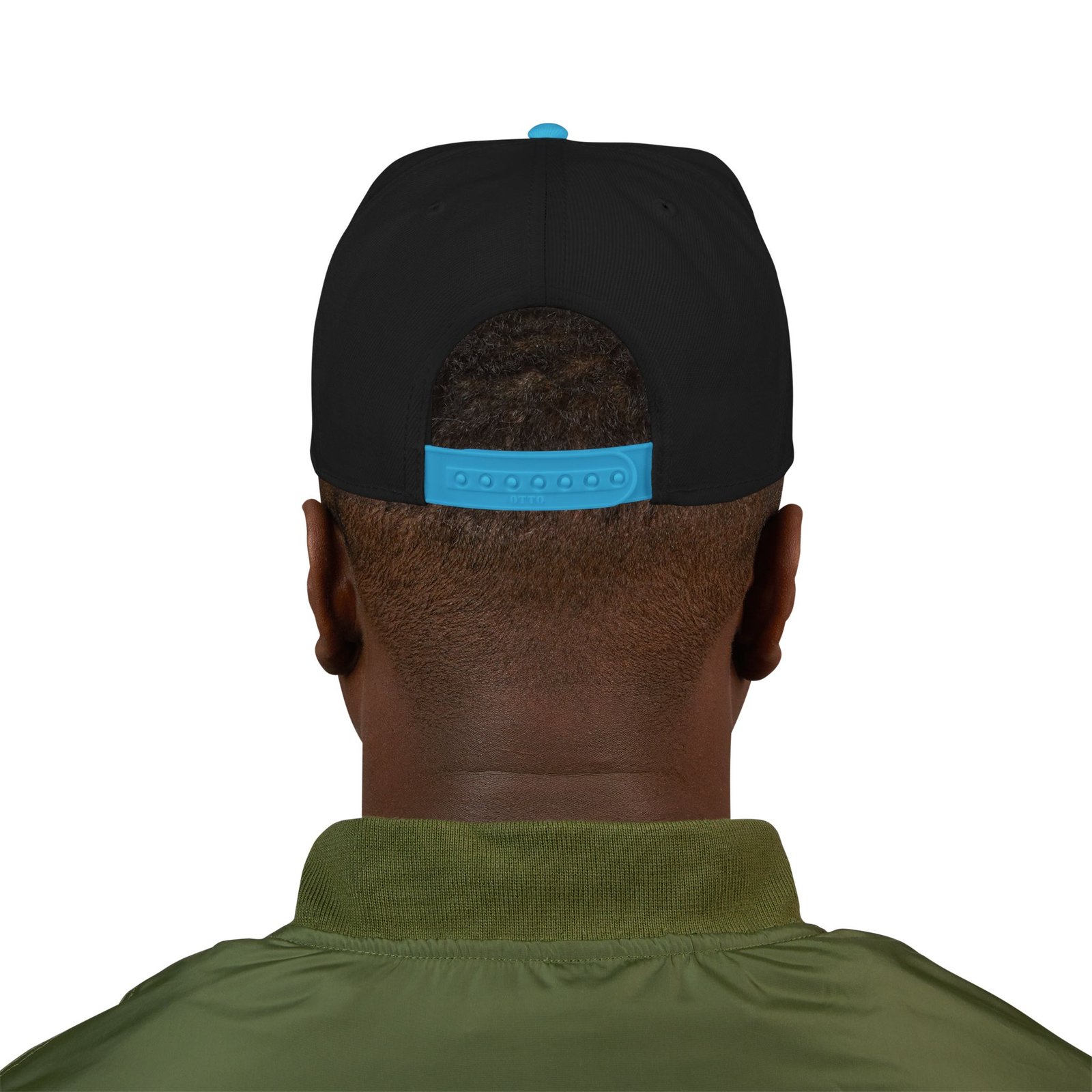 MuckU2 Snapback Poker Cap – Gradient Silver & Red Logo