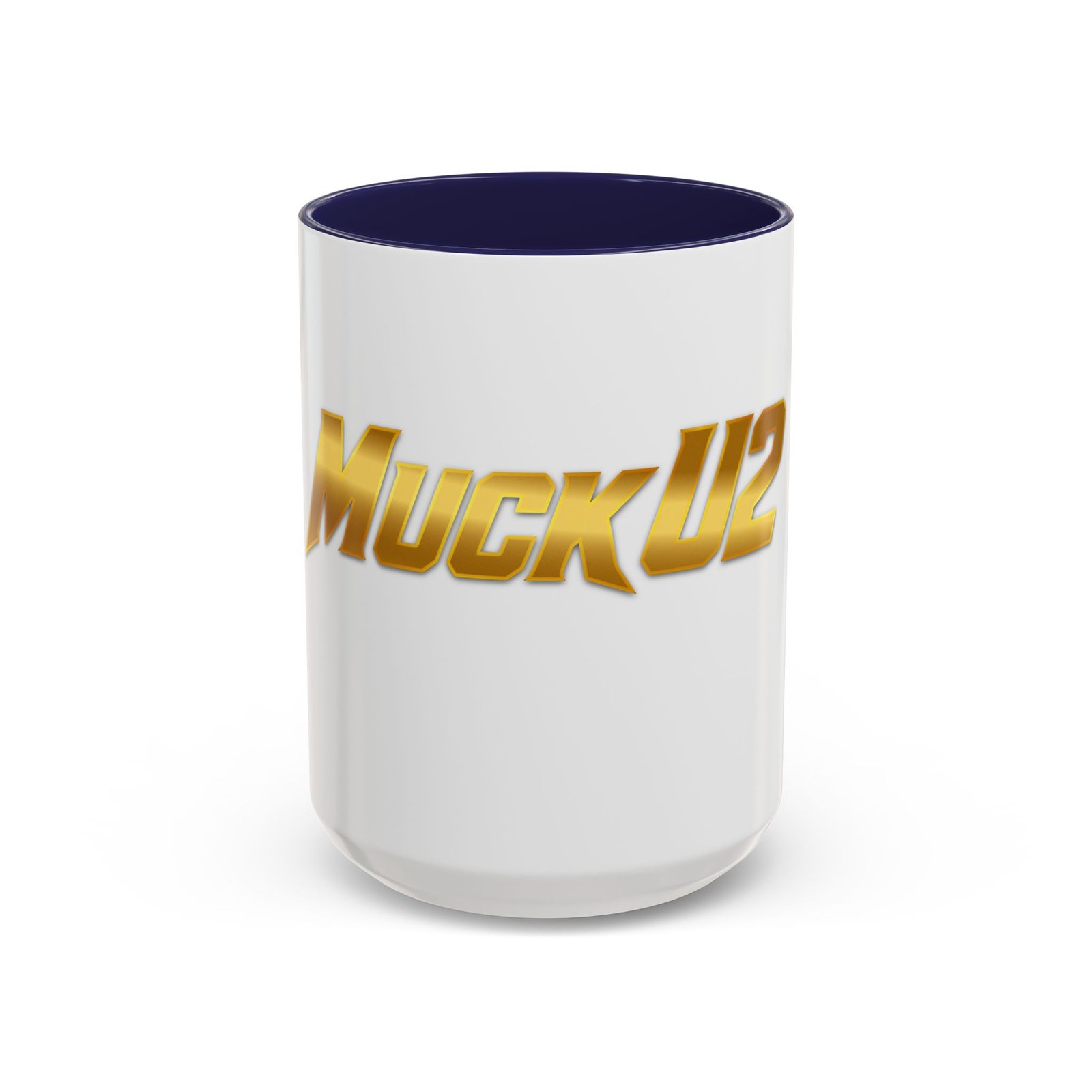 MuckU2 Mug – Gold Logo Poker Coffee Mug