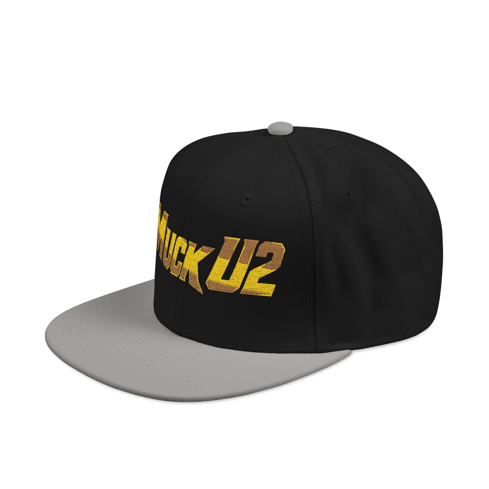 MuckU2 Snapback Poker Cap – Gold Logo