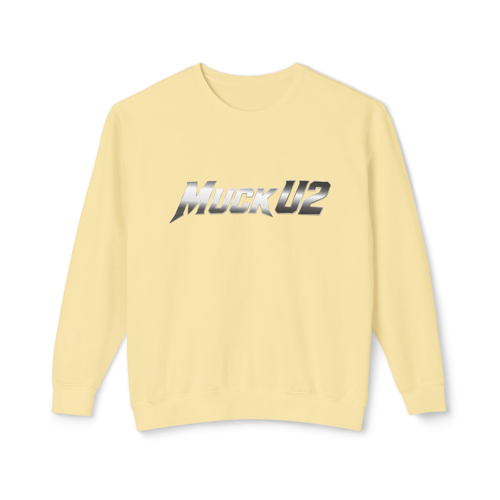 MuckU2 Sweatshirt – Silver Logo Poker Crewneck