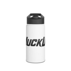 MuckU2 Stainless Steel Water Bottle – Black Poker Logo