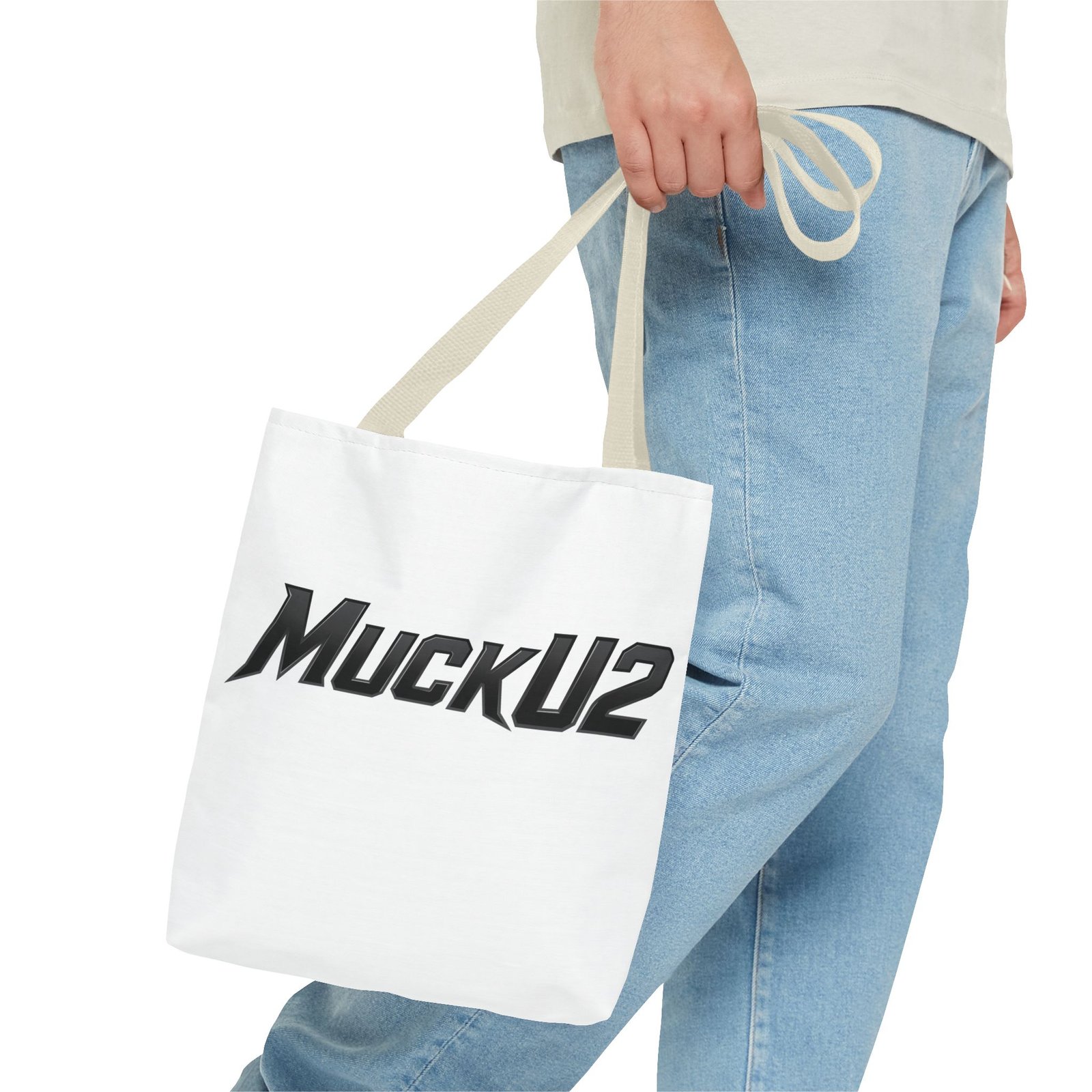MuckU2 Canvas Tote Bag – Black Poker Logo