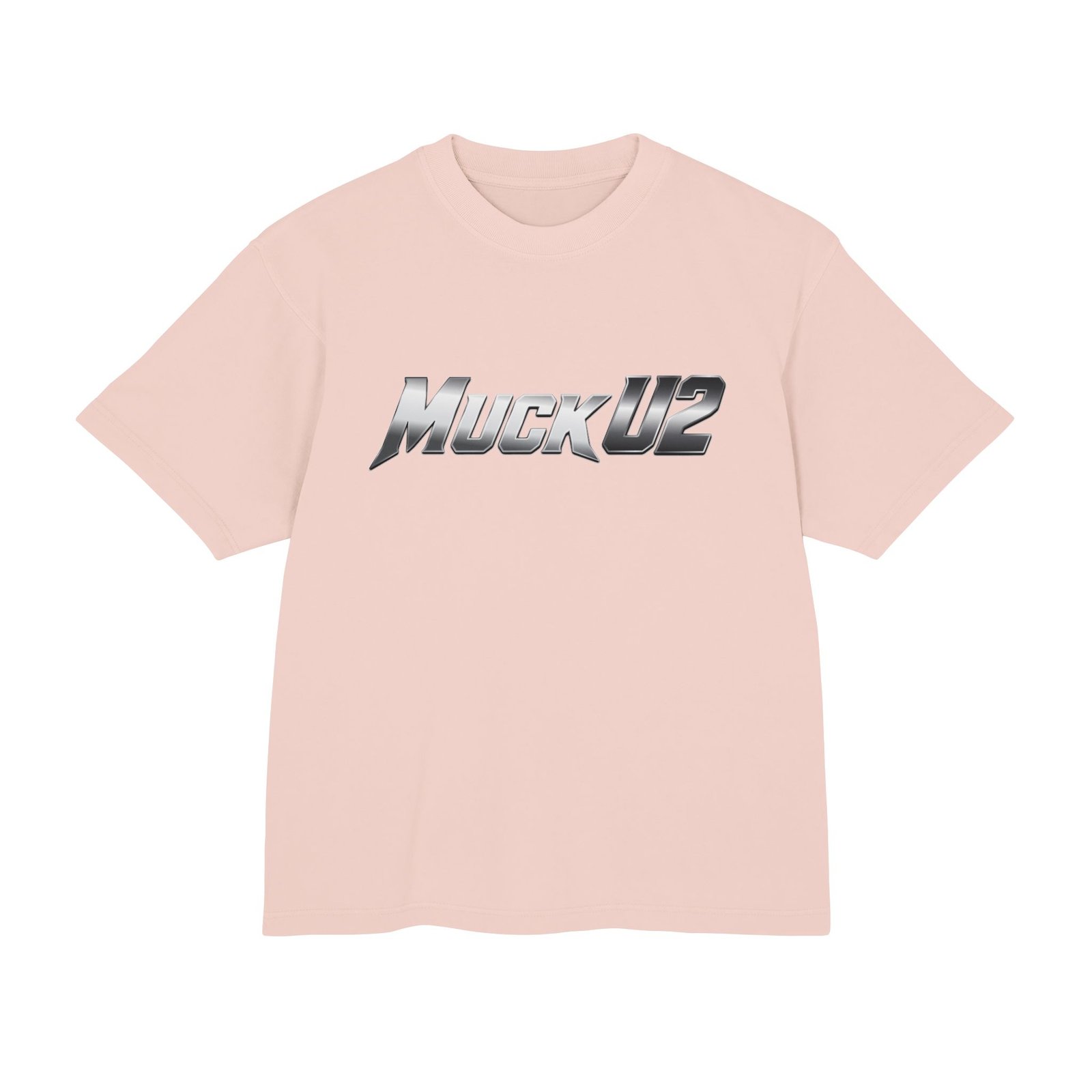 MuckU2 T-Shirt – Silver Logo Poker Tee