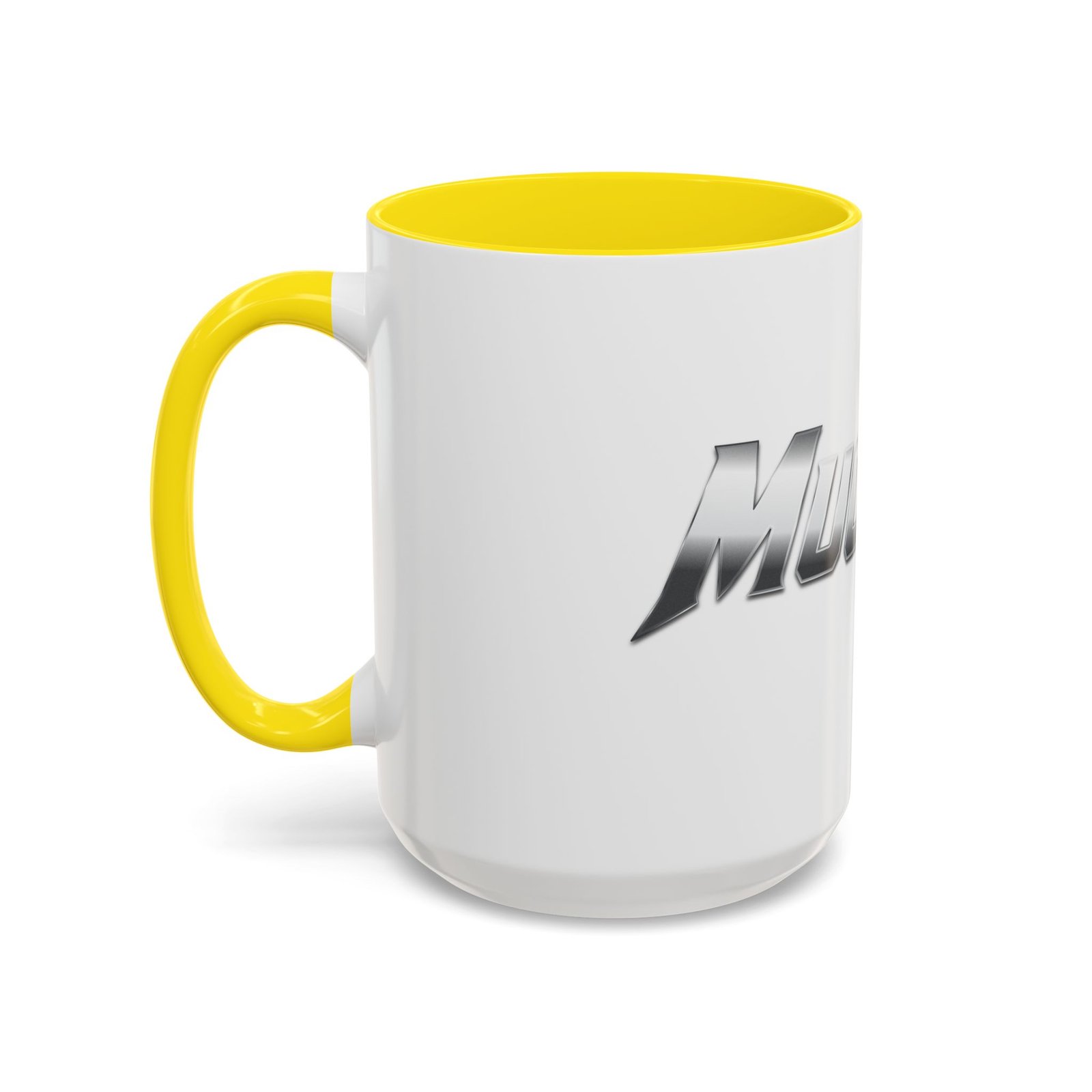 MuckU2 Mug – Silver & Red Logo Poker Coffee Mug
