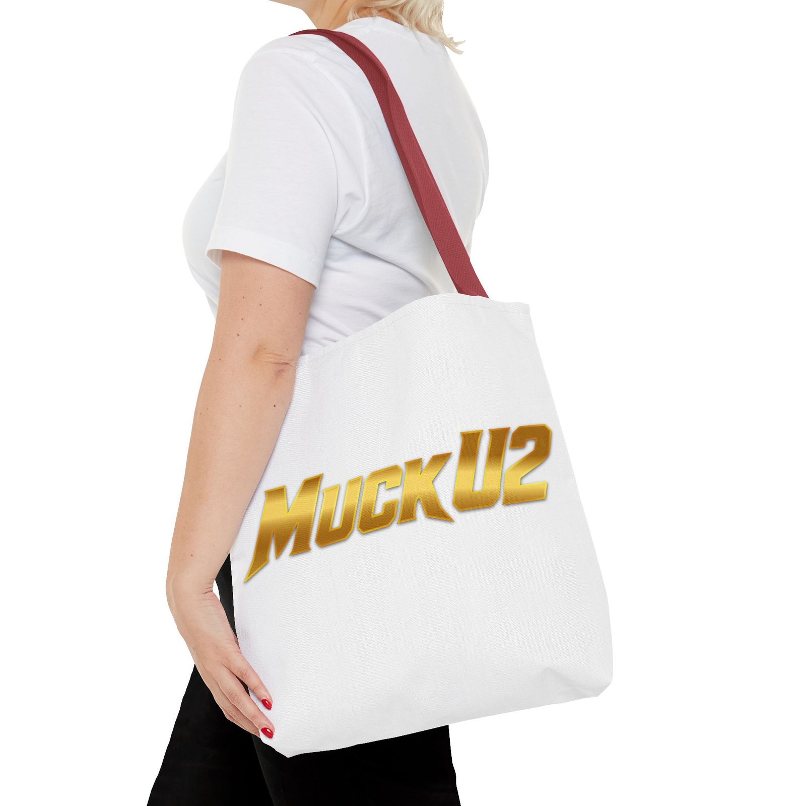 MuckU2 Tote Bag – Gold Logo Poker Bag