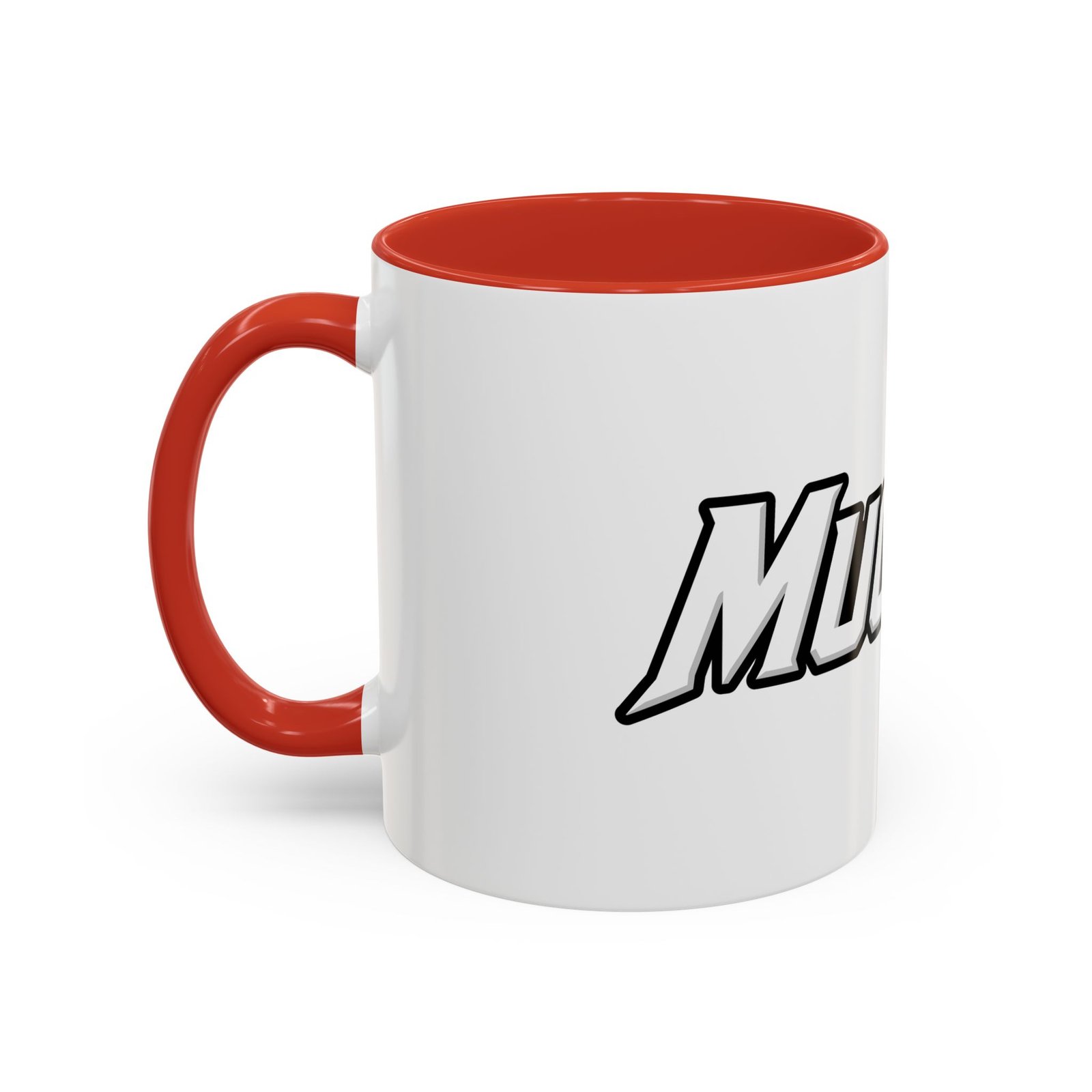 MuckU2 Mug – White & Red Logo Poker Coffee Mug