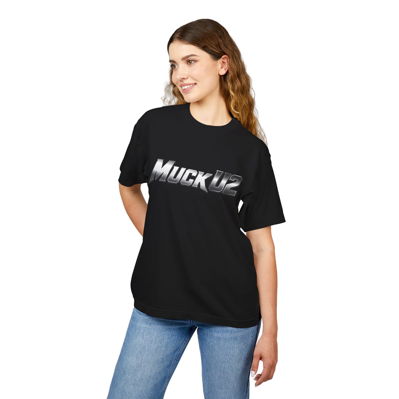 MuckU2 T-Shirt – Silver Logo Poker Tee