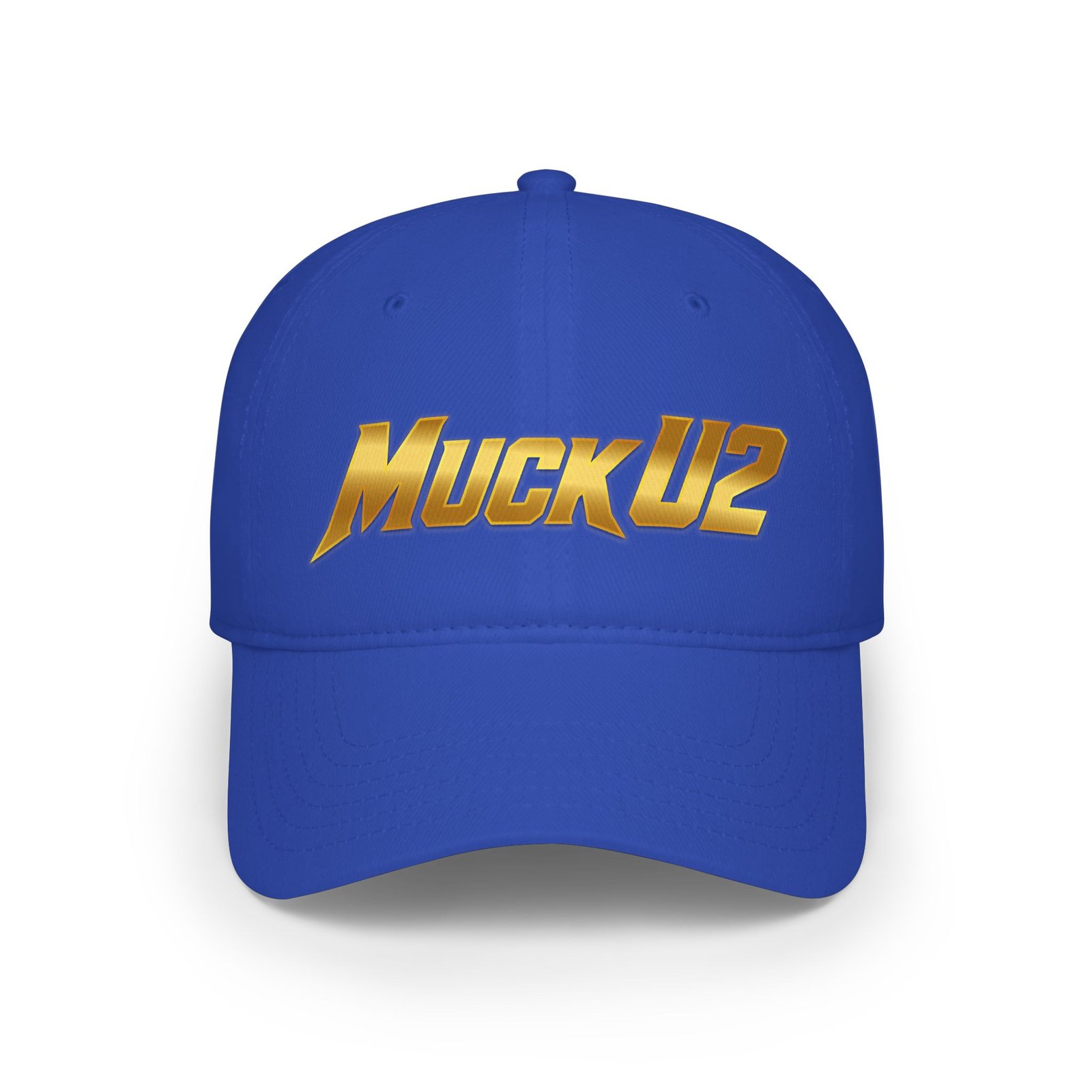 MuckU2 Poker Cap – Gold Logo Baseball Hat