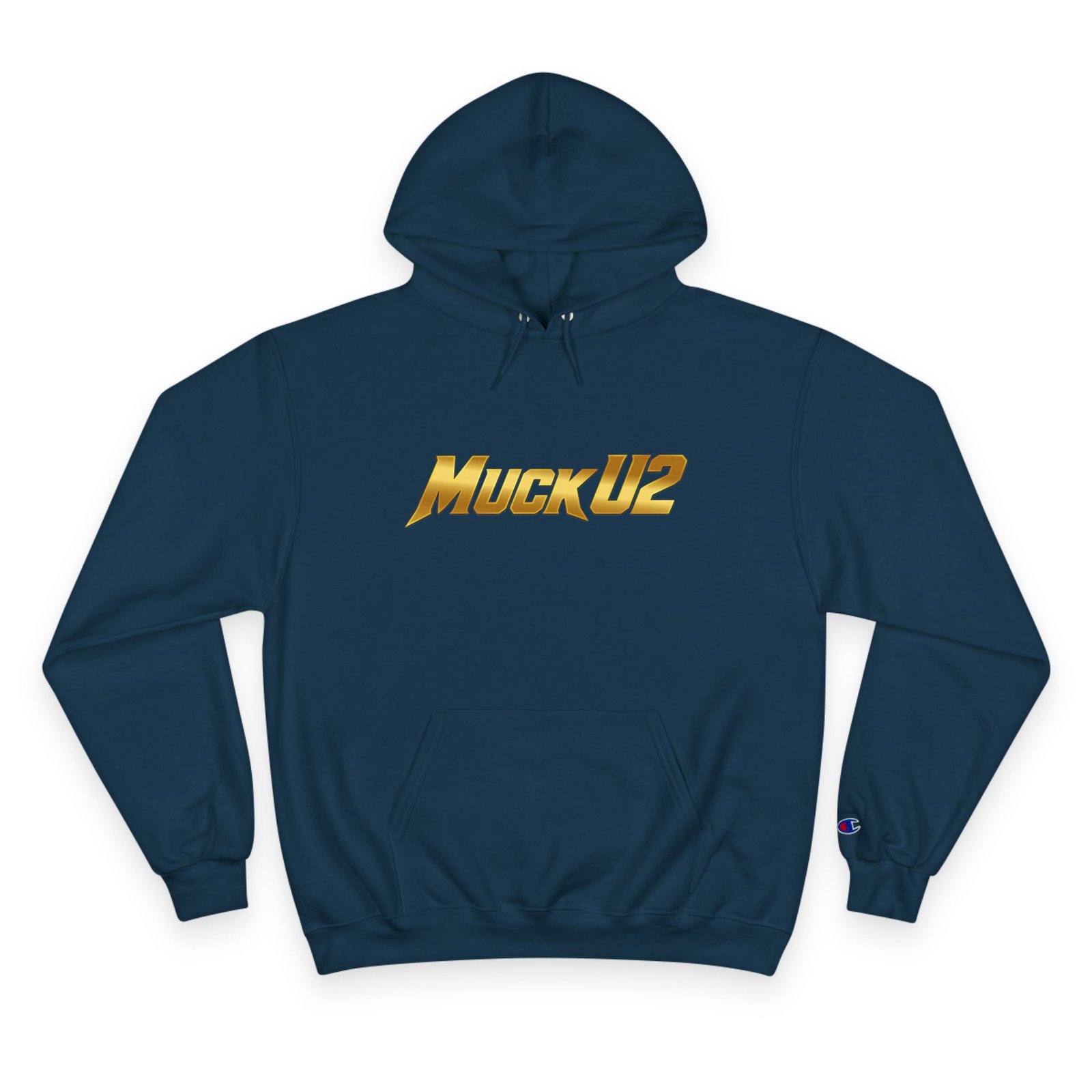 MuckU2 Hoodie – Gold Logo Poker Pullover