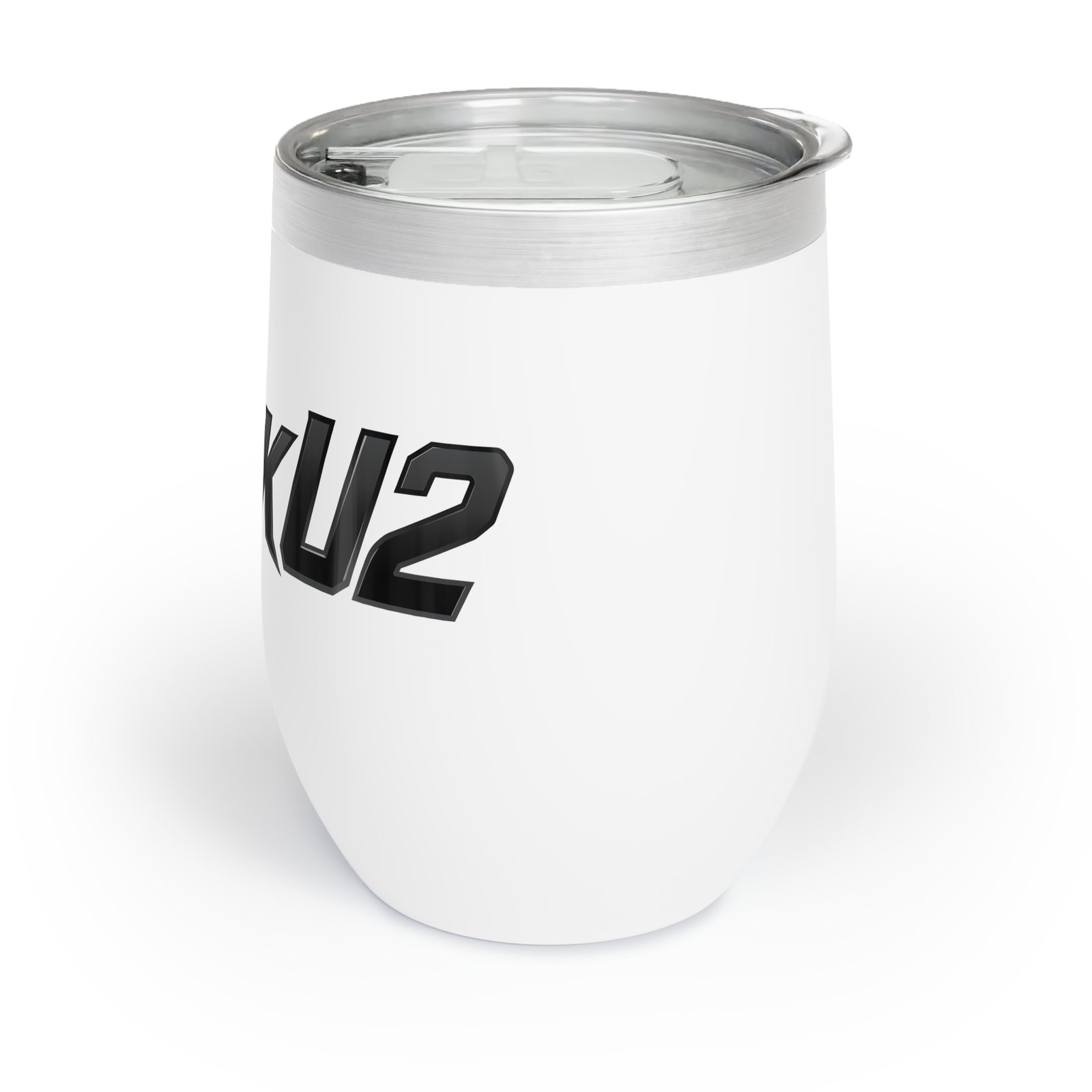 MuckU2 Wine Tumbler – Black Poker Logo