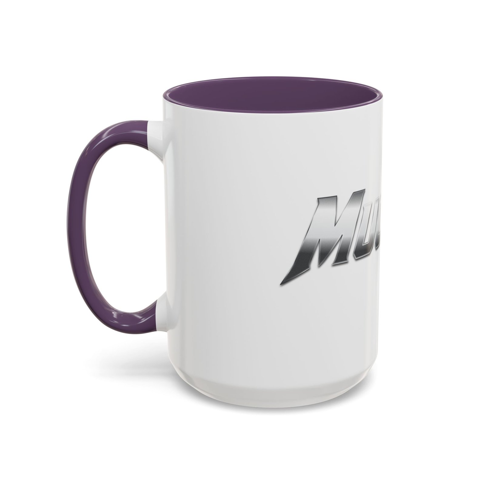 MuckU2 Mug – Silver & Red Logo Poker Coffee Mug