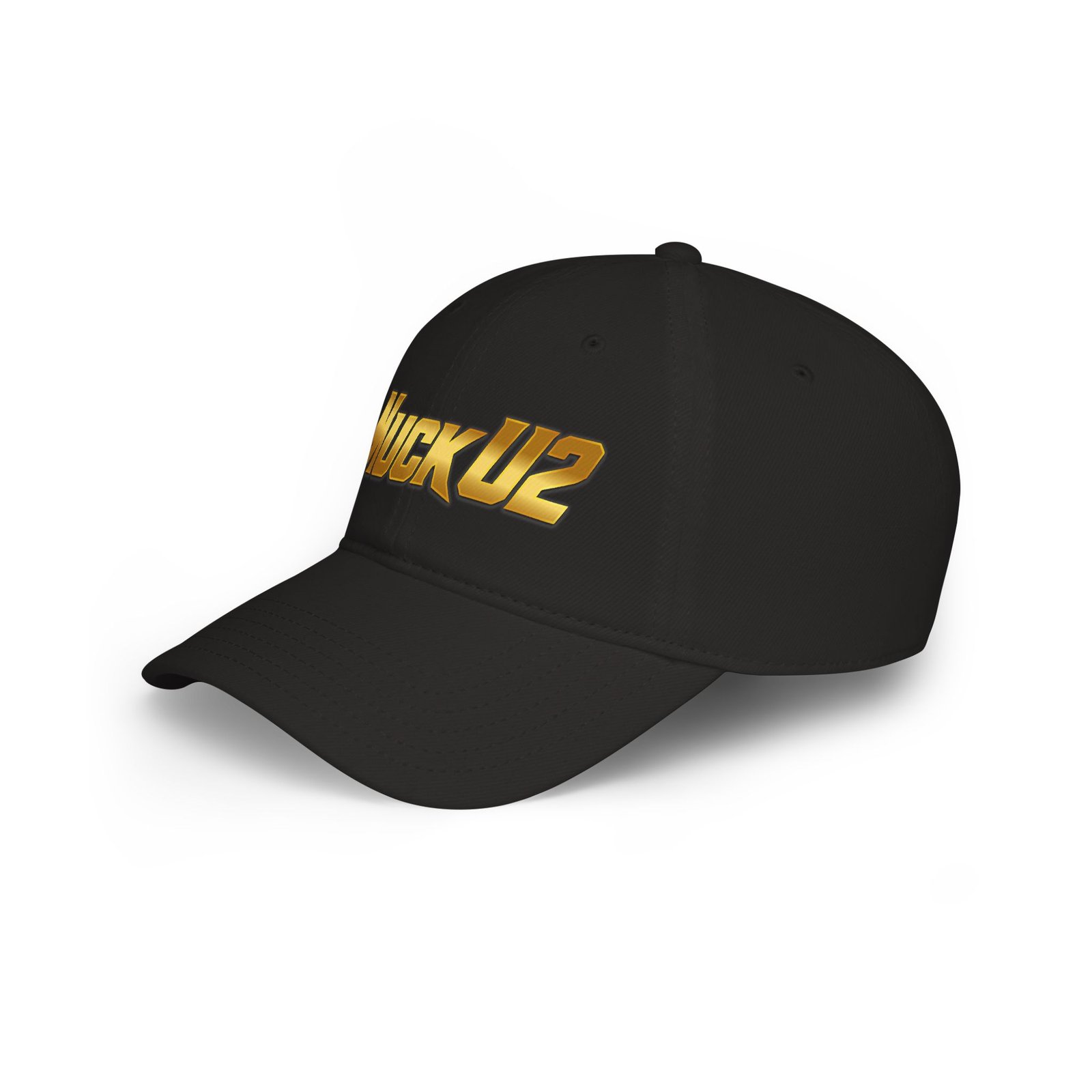 MuckU2 Poker Cap – Gold Logo Baseball Hat