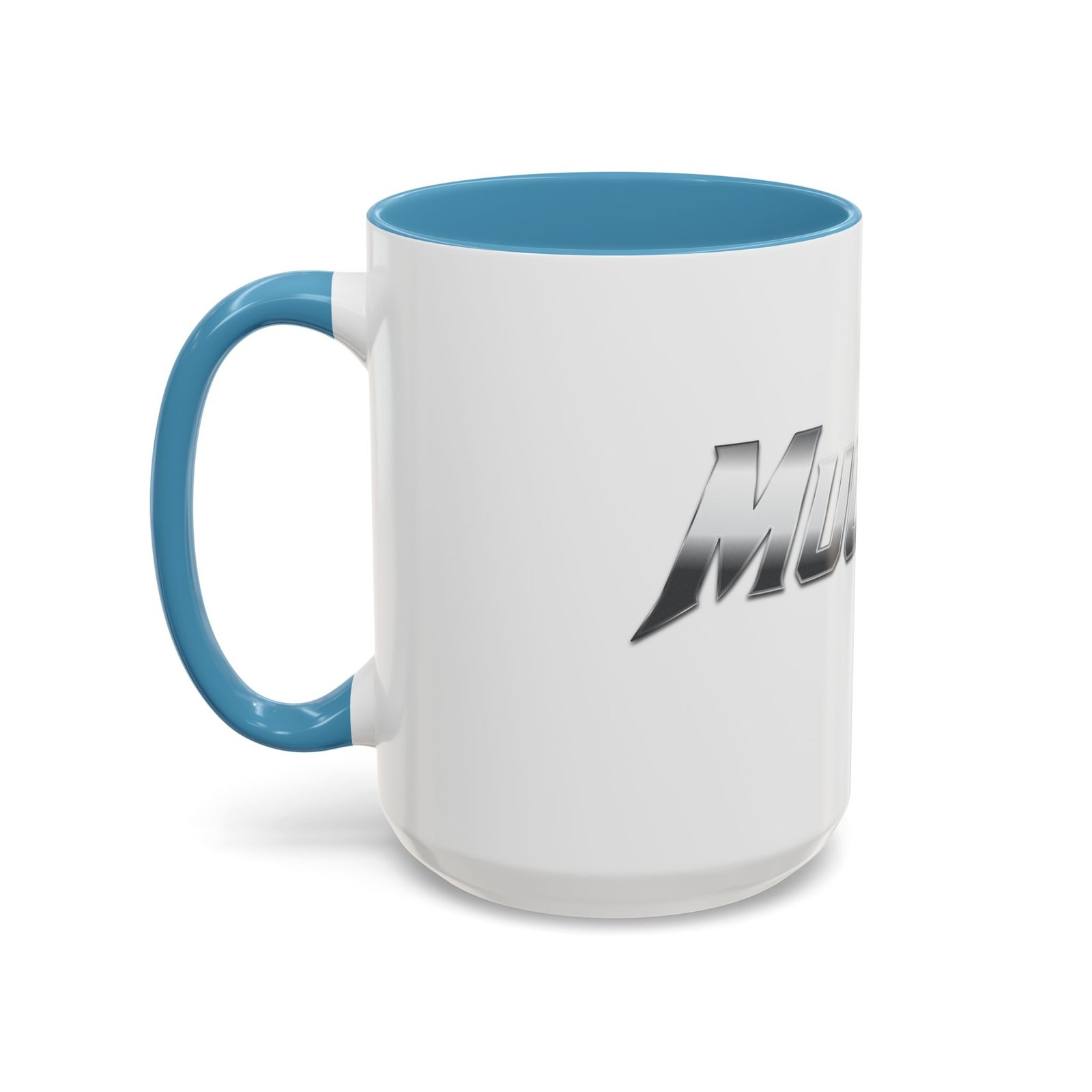MuckU2 Mug – Silver & Red Logo Poker Coffee Mug