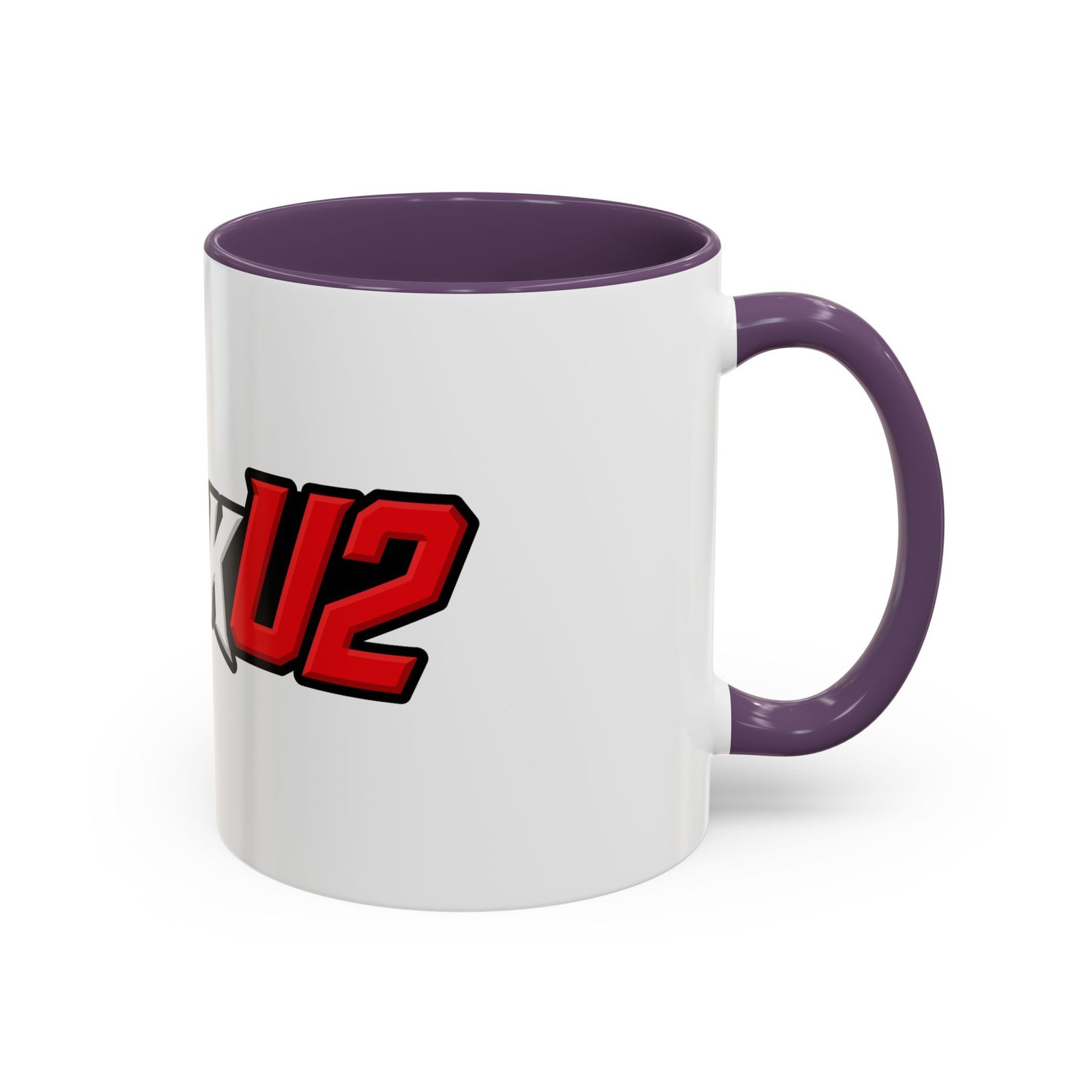 MuckU2 Mug – White & Red Logo Poker Coffee Mug