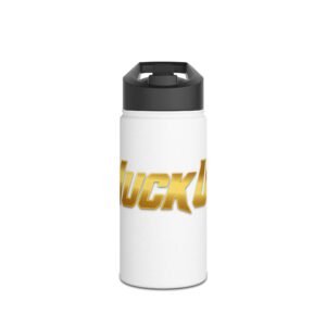 MuckU2 Stainless Steel Water Bottle – Gold Poker Logo