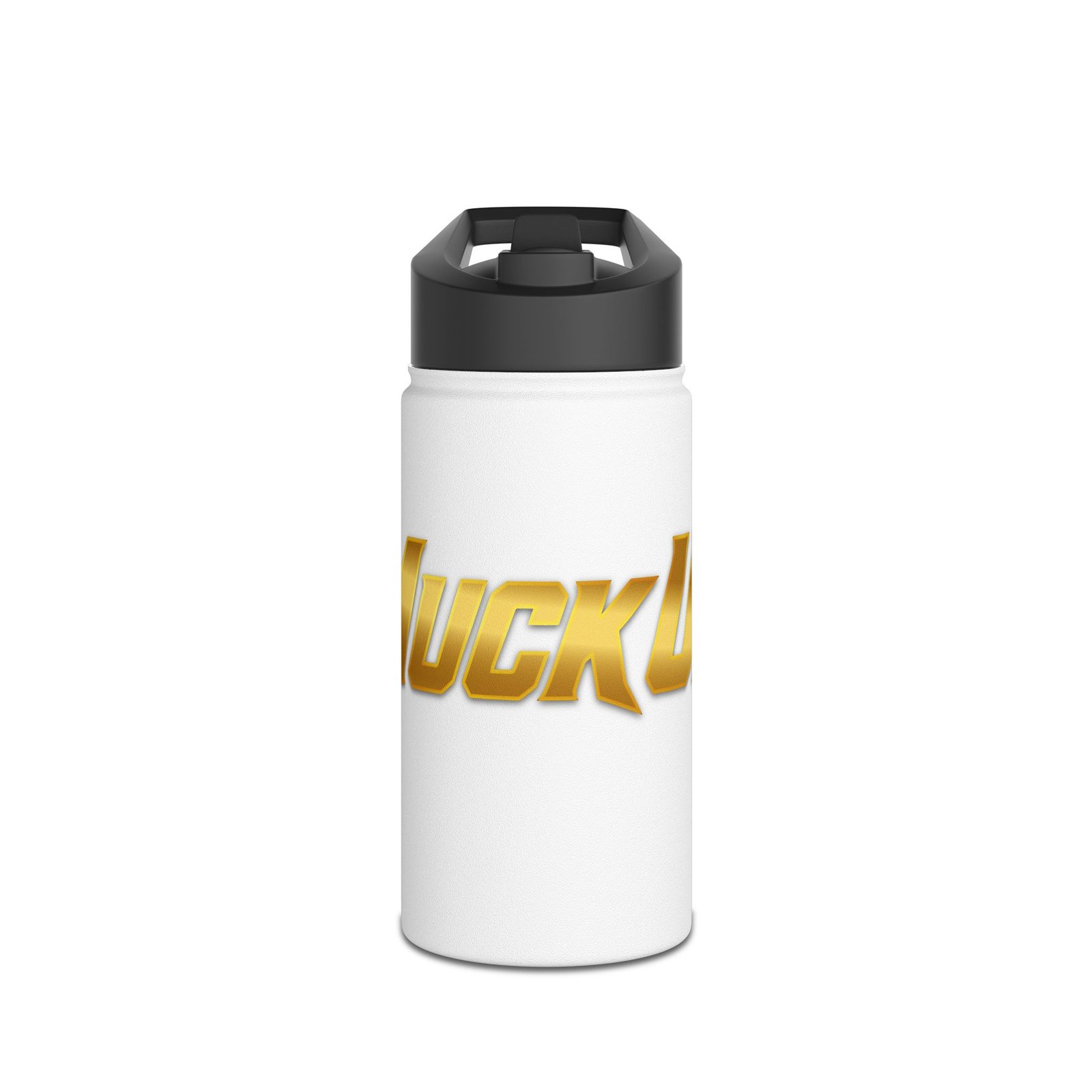 MuckU2 Stainless Steel Water Bottle – Gold Poker Logo