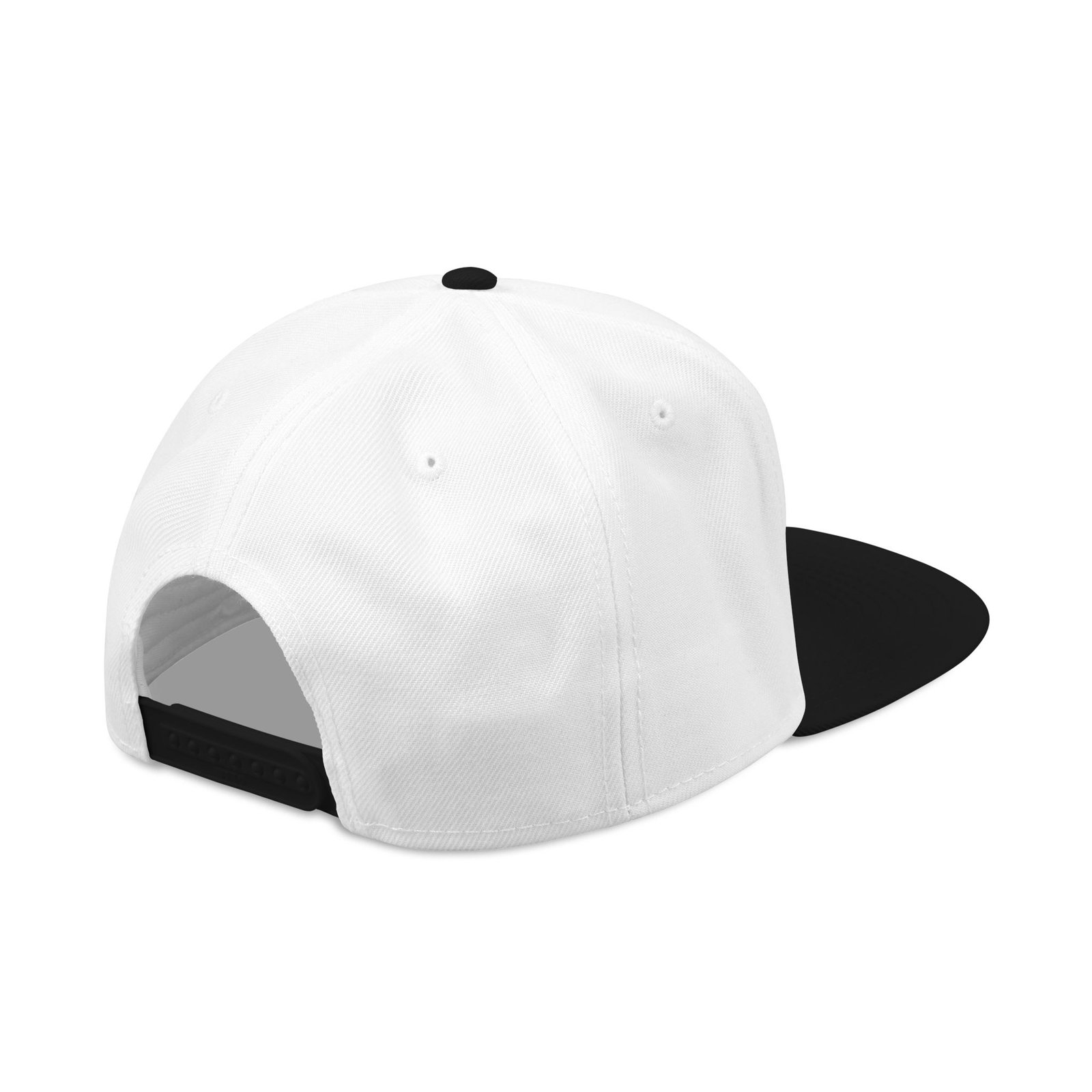 MuckU2 Snapback Poker Cap – White & Red Logo