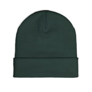 I Just Play Poker Beanie – White & Red Logo