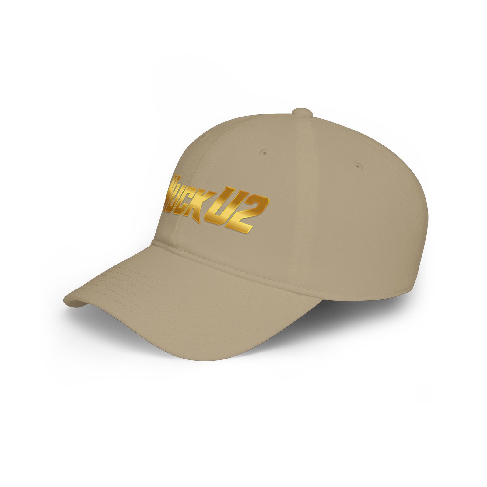 MuckU2 Poker Cap – Gold Logo Baseball Hat
