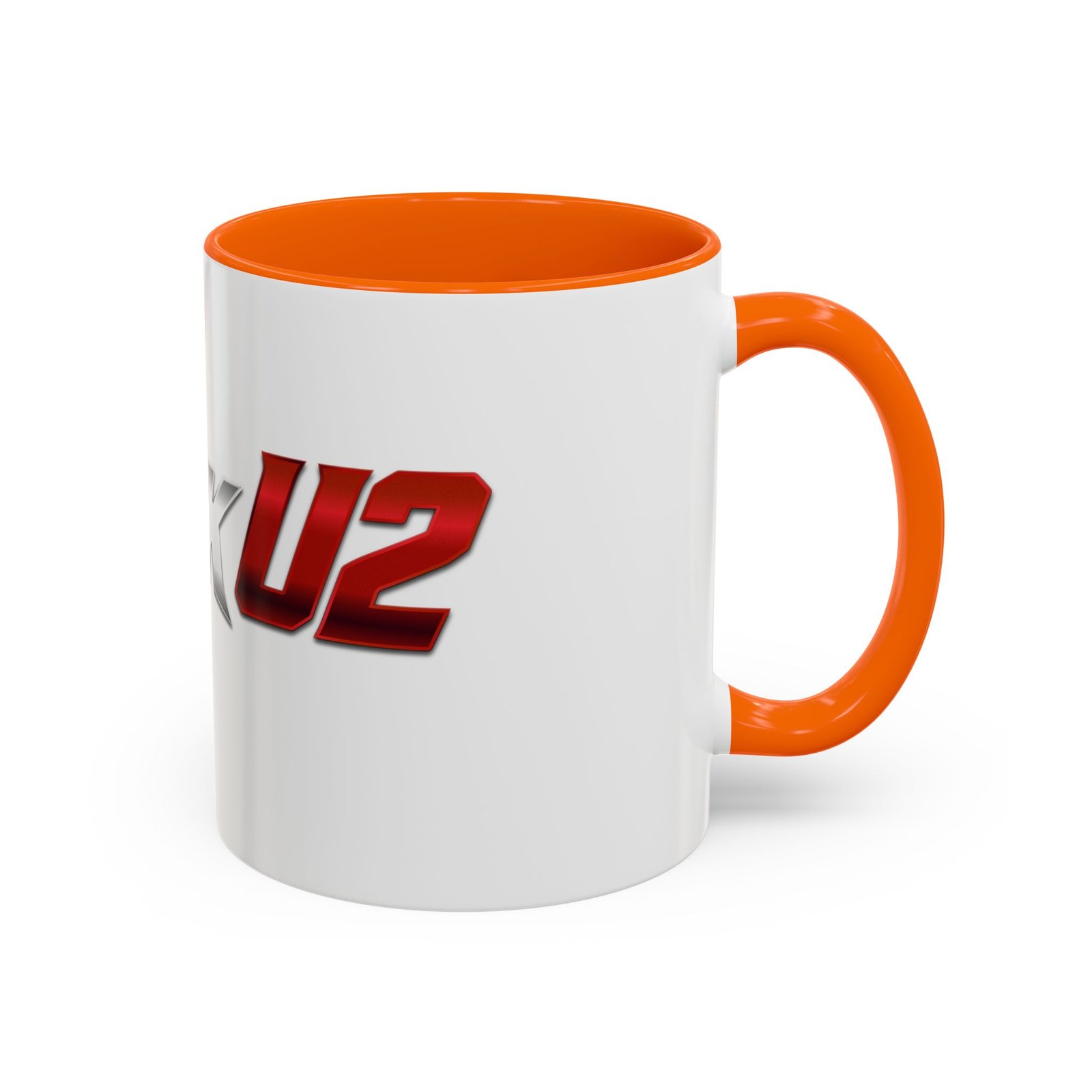 MuckU2 Mug – Silver & Red Logo Poker Coffee Mug