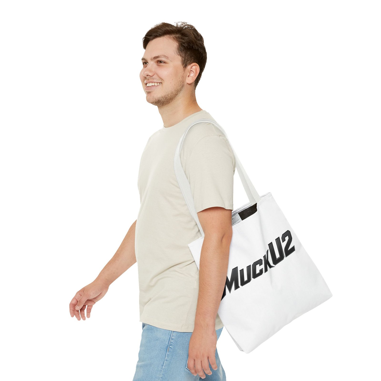 MuckU2 Canvas Tote Bag – Black Poker Logo