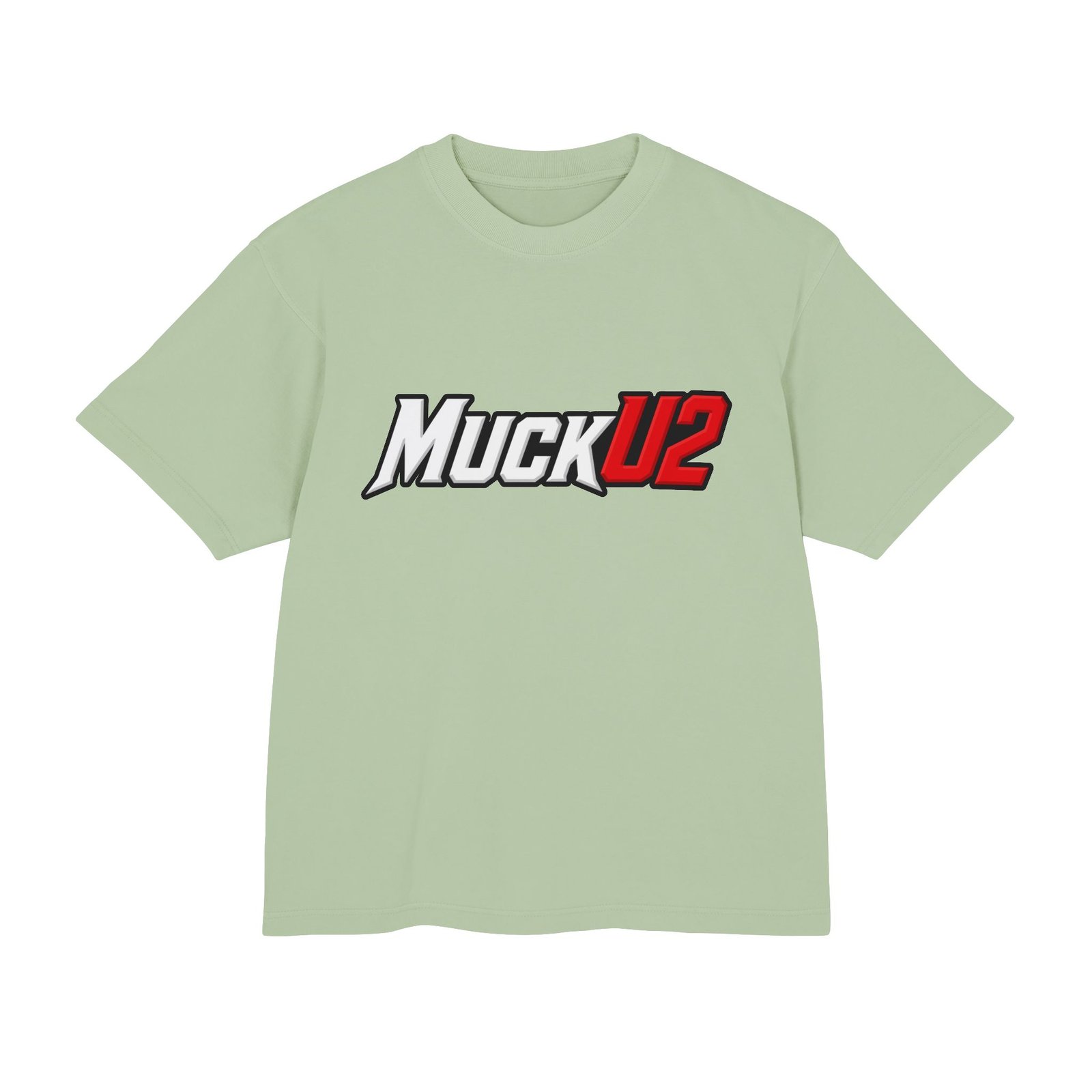 MuckU2 T-Shirt – White & Red Logo Poker Tee