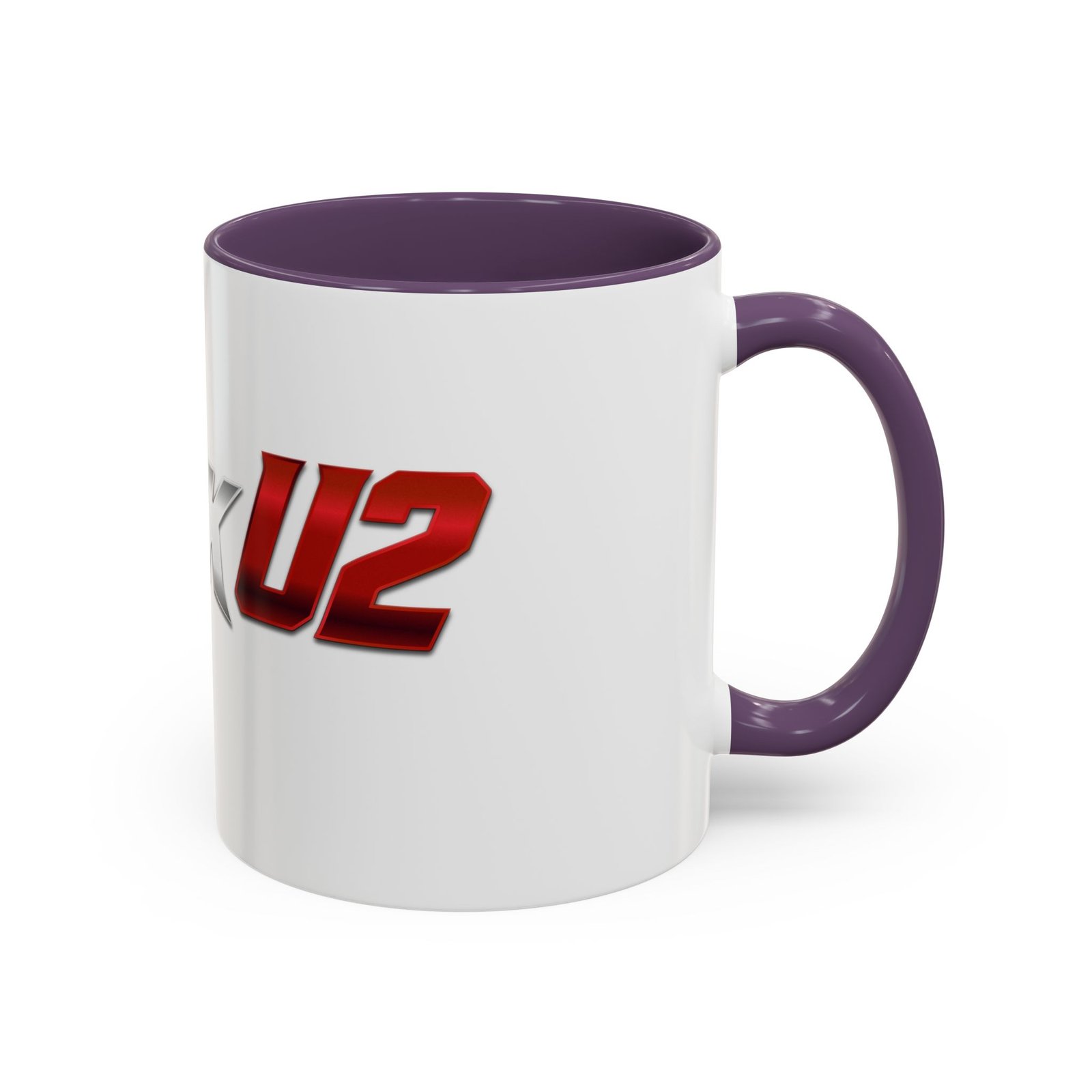MuckU2 Mug – Silver & Red Logo Poker Coffee Mug