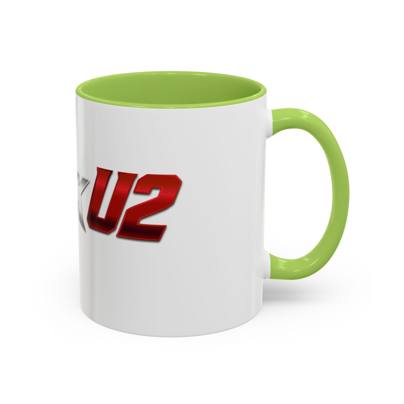 MuckU2 Mug – Silver & Red Logo Poker Coffee Mug