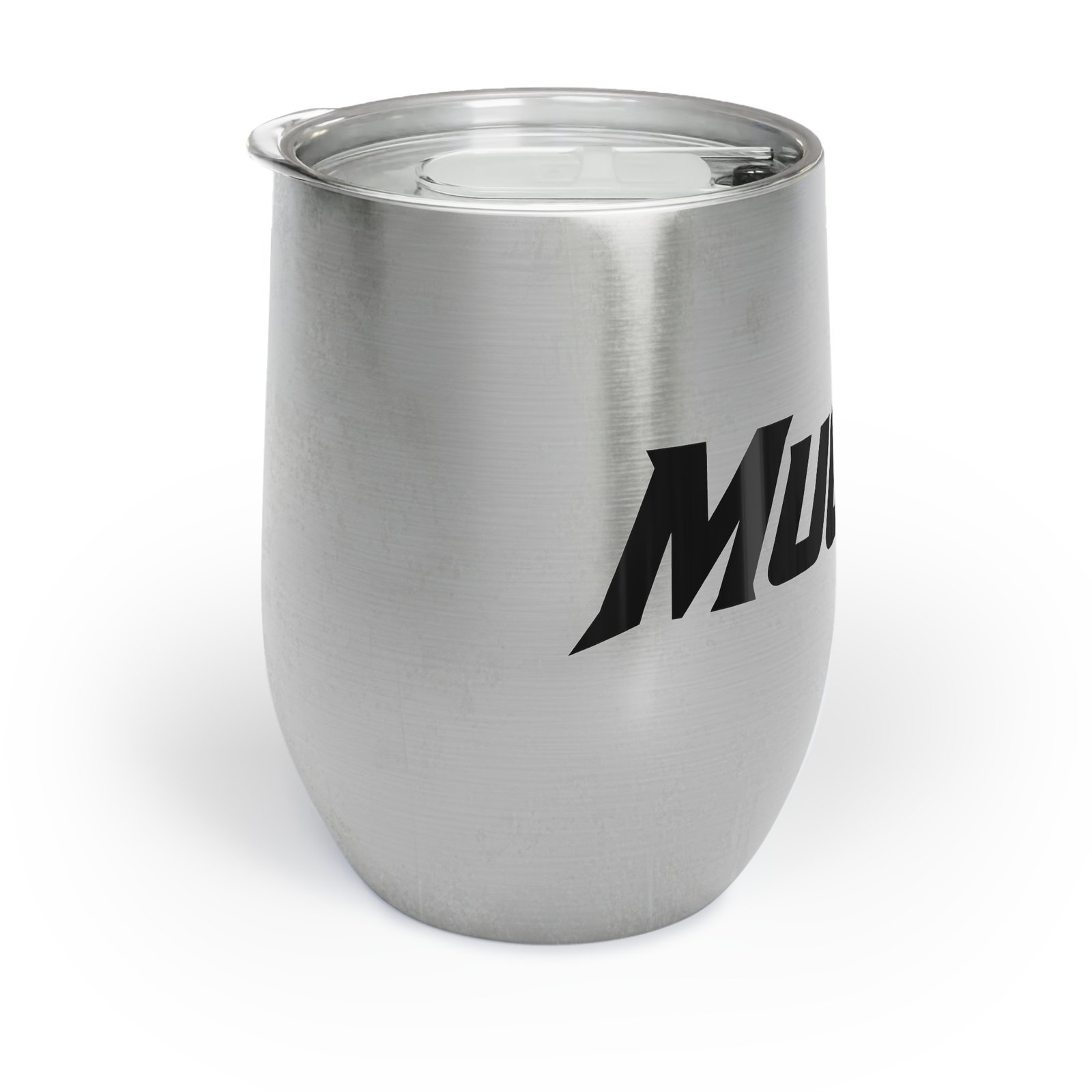 MuckU2 Wine Tumbler – Black & Red Poker Logo