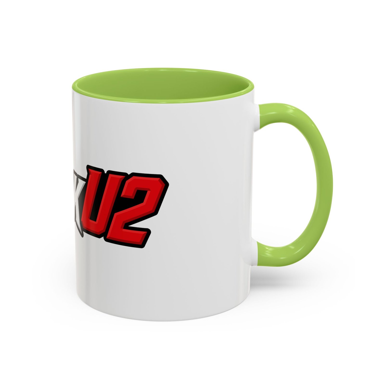 MuckU2 Mug – White & Red Logo Poker Coffee Mug