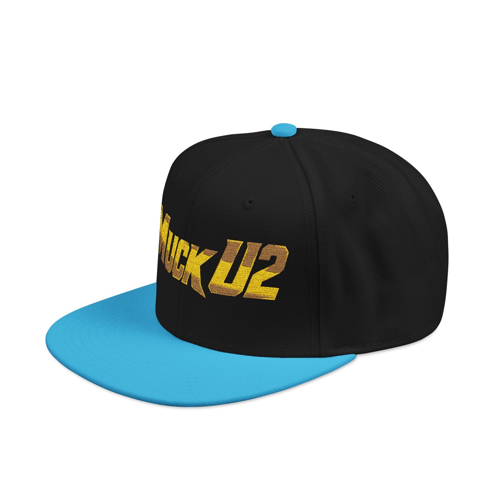 MuckU2 Snapback Poker Cap – Gold Logo