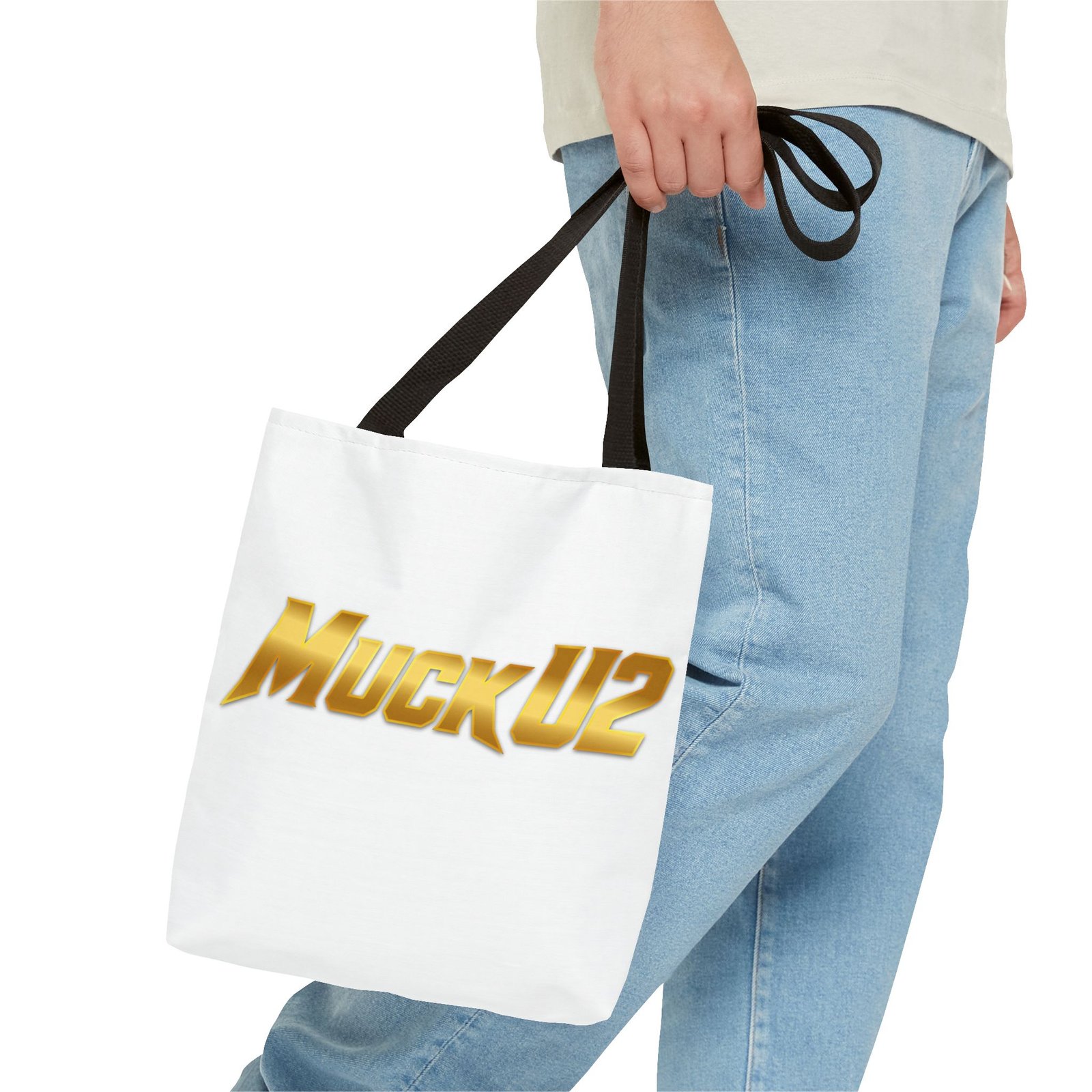 MuckU2 Tote Bag – Gold Logo Poker Bag
