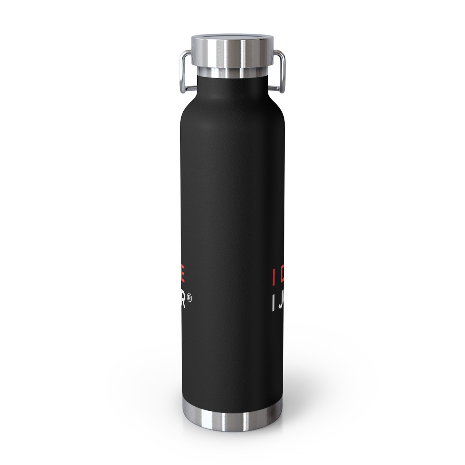I Don’t Gamble, I Just Play Poker Insulated Water Bottle – Red & Black Logo