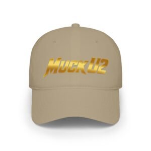 MuckU2 Poker Cap – Gold Logo Baseball Hat