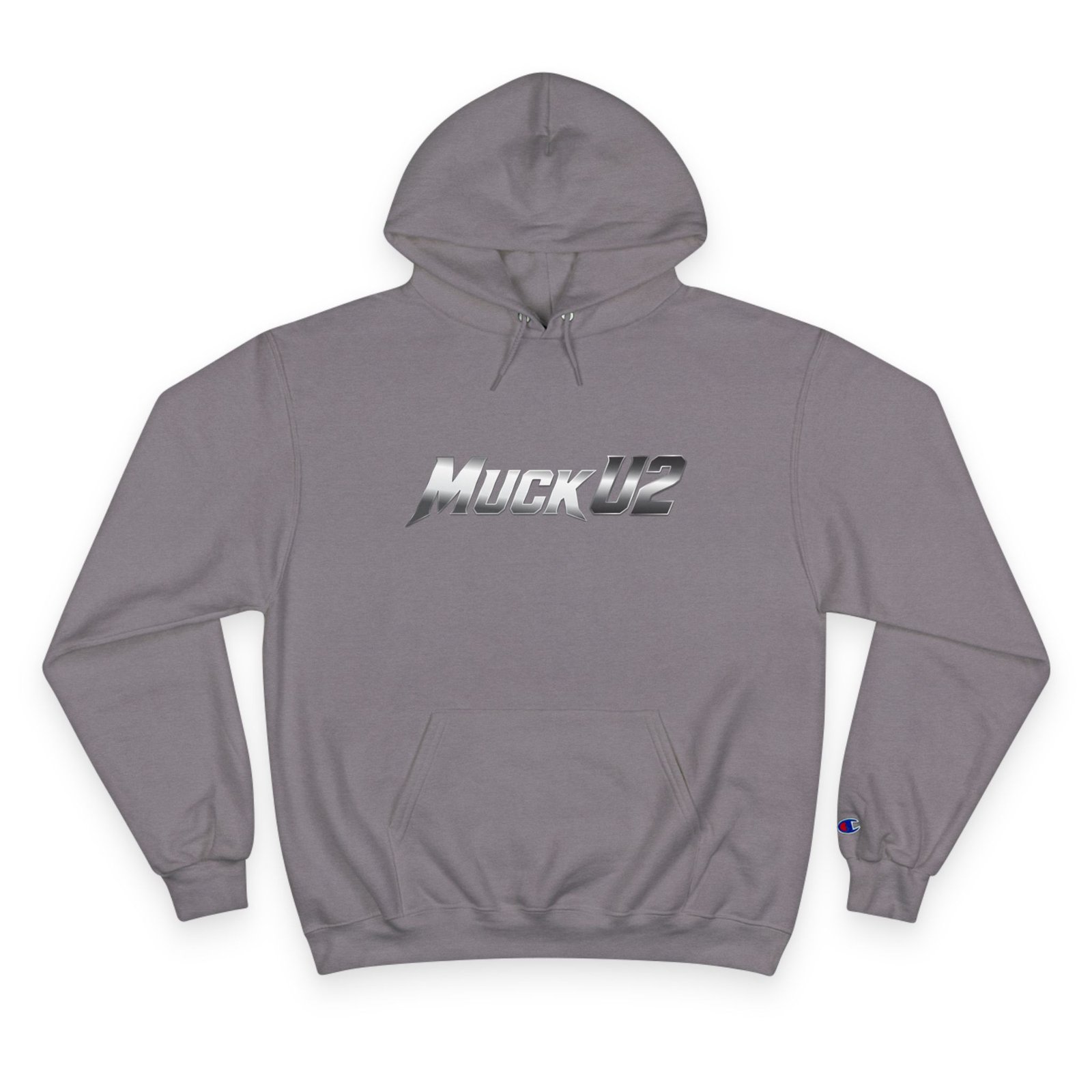 MuckU2 Hoodie – Silver Logo Poker Pullover