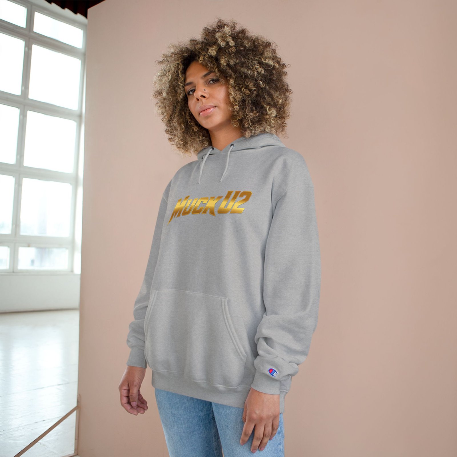 MuckU2 Hoodie – Gold Logo Poker Pullover