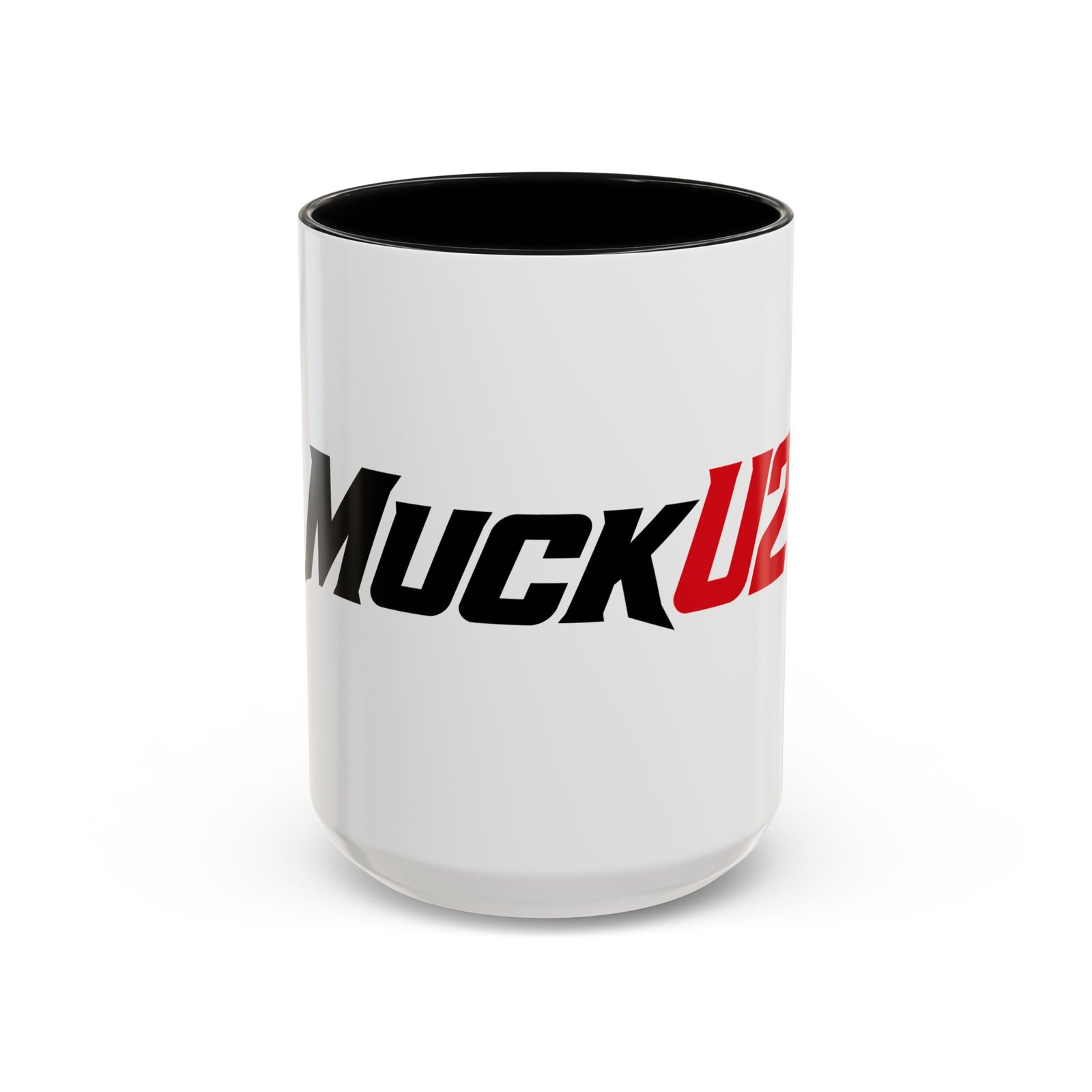 MuckU2 Mug – Black & Red Logo Poker Coffee Mug