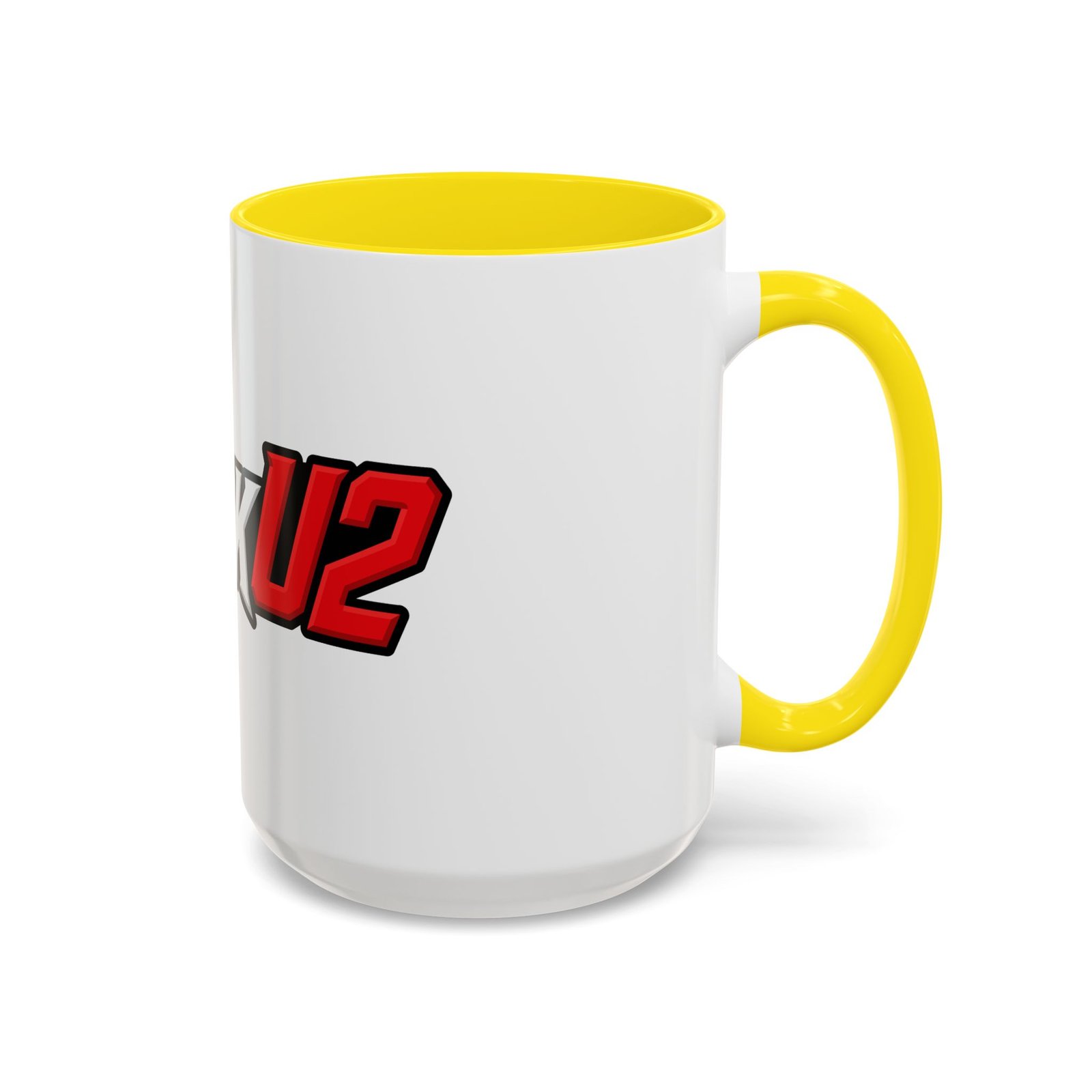 MuckU2 Mug – White & Red Logo Poker Coffee Mug