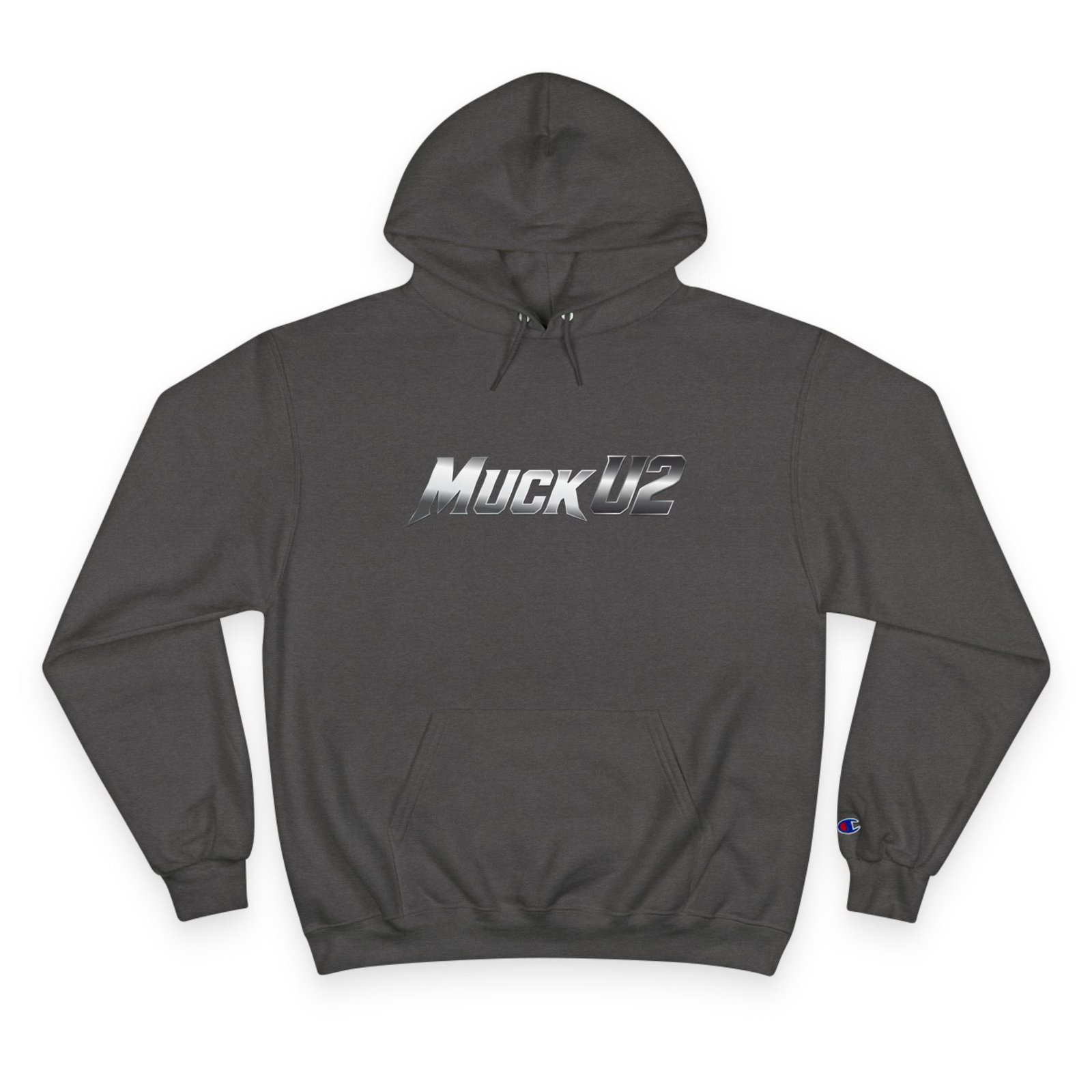 MuckU2 Hoodie – Silver Logo Poker Pullover
